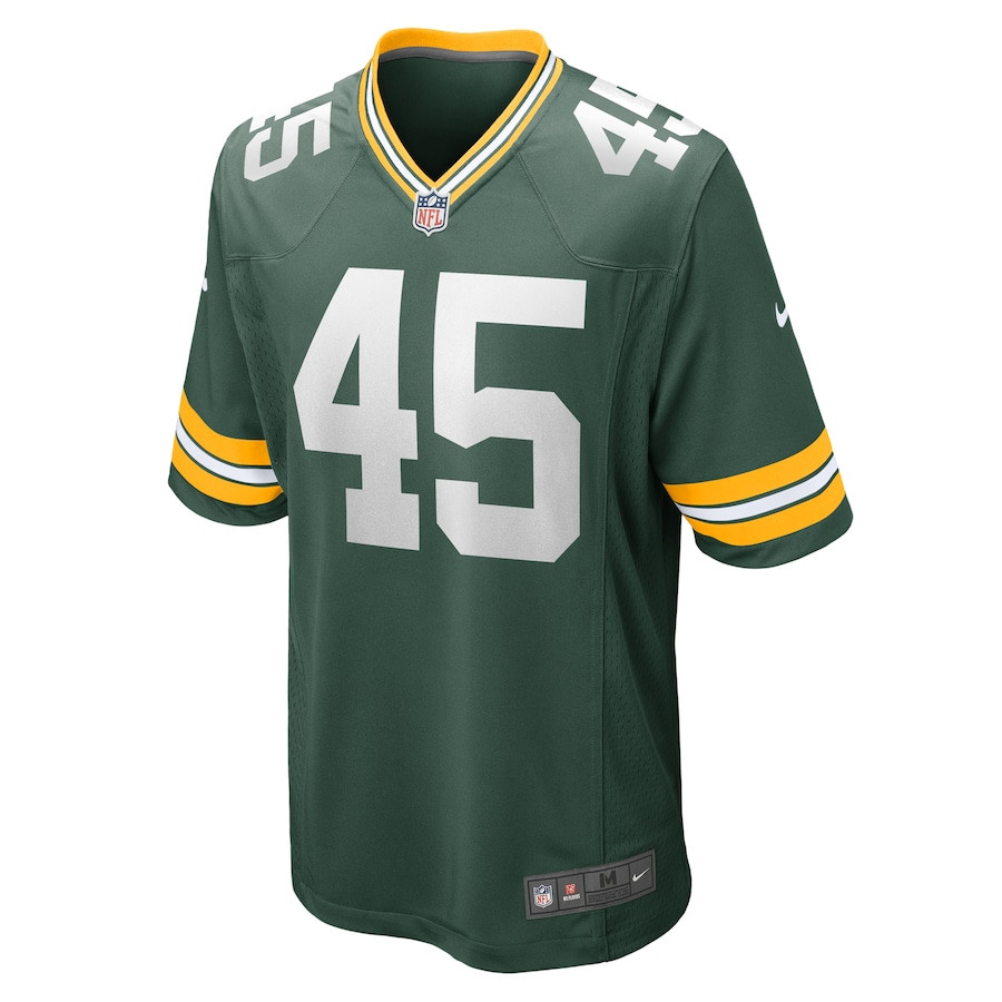 Eric Wilson 45 Green Bay Packers Men Home Game Jersey - Green JS4957 nicesnker - Image 2