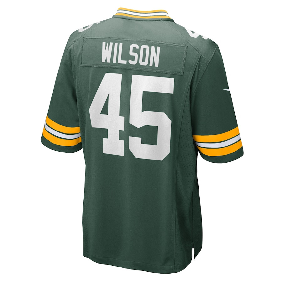 Eric Wilson 45 Green Bay Packers Men Home Game Jersey - Green JS4957 nicesnker - Image 3