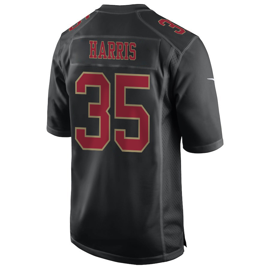 Erik Harris 35 San Francisco 49ers Super Bowl LVIII Patch Fashion Game Men Jersey - Carbon Black JS2855 nicesnker - Image 3