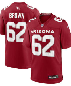Evan Brown 46 Arizona Cardinals Team Game Men Jersey - Cardinal JS5184 nicesnker