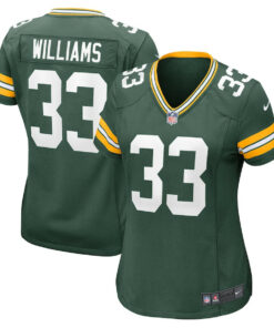 Evan Williams 33 Green Bay Packers Women's Game Jersey - Green JS8582 nicesnker
