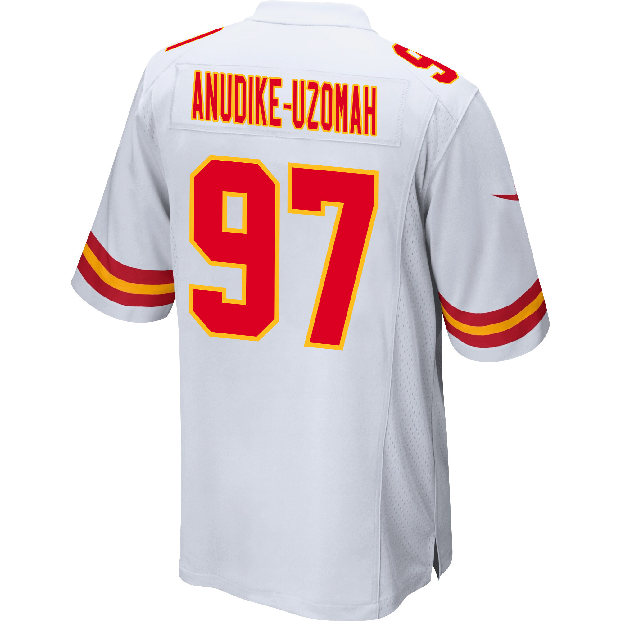 Felix Anudike-Uzomah 97 Kansas City Chiefs Super Bowl LVIII Champions 4X Game Men Jersey - White JS2990 nicesnker - Image 3