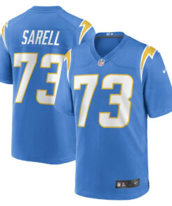 Foster Sarell 73 Los Angeles Chargers Team Game Men Jersey - Powder Blue JS7184 nicesnker