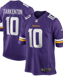 Fran Tarkenton 10 Minnesota Vikings Men Game Retired Jersey - Purple JS3341 nicesnker