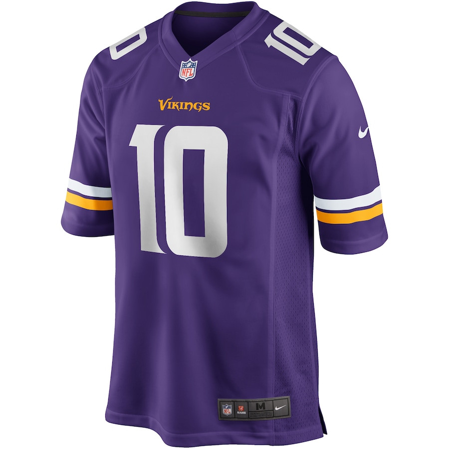 Fran Tarkenton 10 Minnesota Vikings Men Game Retired Jersey - Purple JS3341 nicesnker - Image 2