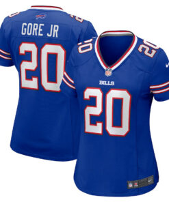 Frank Gore Jr. 20 Buffalo Bills Women's Game Jersey - Royal JS9413 nicesnker