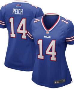 Frank Reich 14 Buffalo Bills Women Game Retired Jersey - Royal JS4553 nicesnker