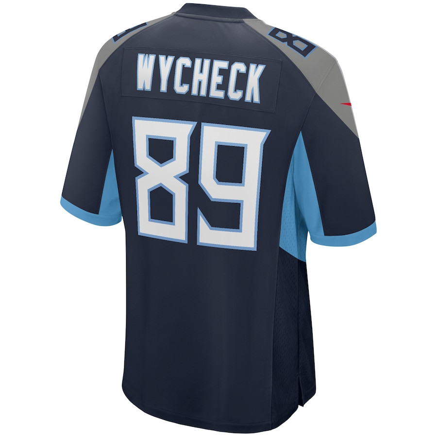Frank Wycheck 89 Tennessee Titans Men Game Retired Jersey - Navy JS6959 nicesnker - Image 3