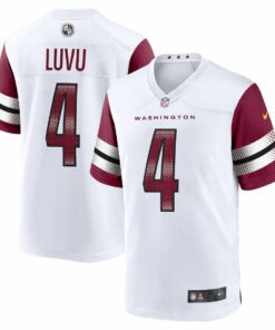 Frankie Luvu 4 Washington Commanders Game Men Jersey - White JS9445 nicesnker