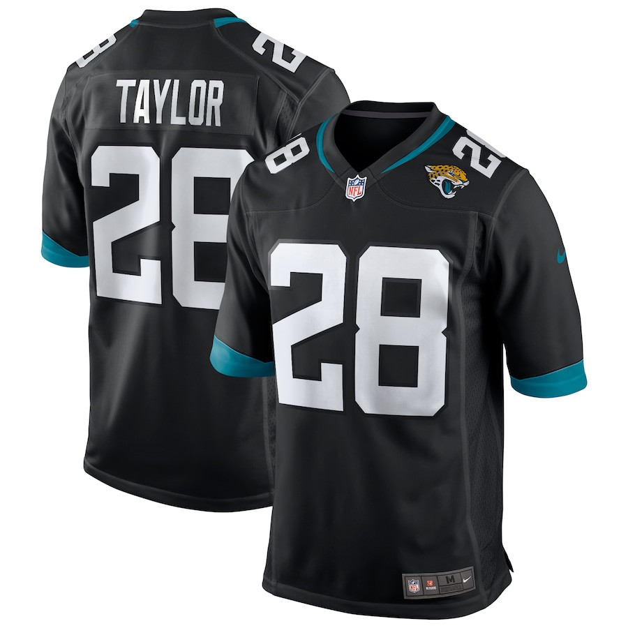 Fred Taylor 28 Jacksonville Jaguars Men Game Retired Jersey - Black JS2850 nicesnker