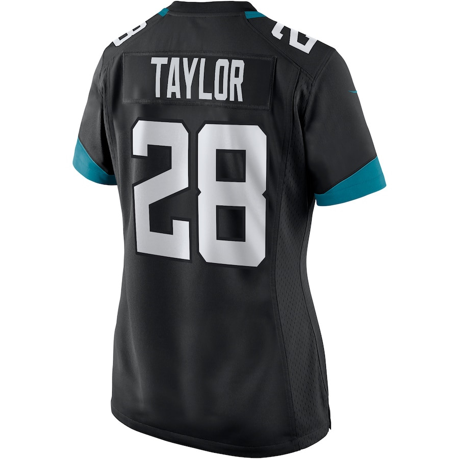 Fred Taylor 28 Jacksonville Jaguars Women Game Retired Jersey - Black JS1378 nicesnker - Image 3