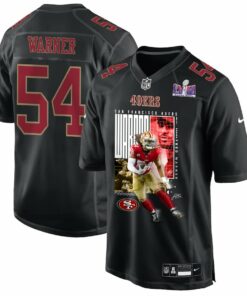 Fred Warner 54 San Francisco 49ers All-Pro Fred Fashion Game Men Jersey - Carbon Black JS6520 nicesnker