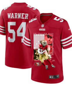 Fred Warner 54 San Francisco 49ers All-Pro Fred Game Men Jersey - Scarlet JS8107 nicesnker