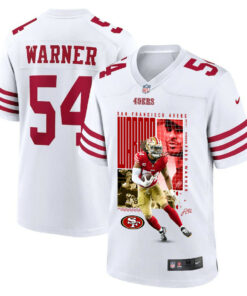 Fred Warner 54 San Francisco 49ers All-Pro Fred Game Men Jersey - White JS5876 nicesnker