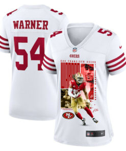 Fred Warner 54 San Francisco 49ers All-Pro Fred Women Game Jersey - White JS6502 nicesnker