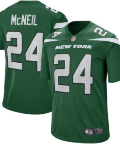 Freeman McNeil 24 New York Jets Men Game Retired Jersey - Gotham Green JS5601 nicesnker
