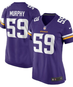 Gabriel Murphy 59 Minnesota Vikings Women's Game Jersey - Purple JS5106 nicesnker