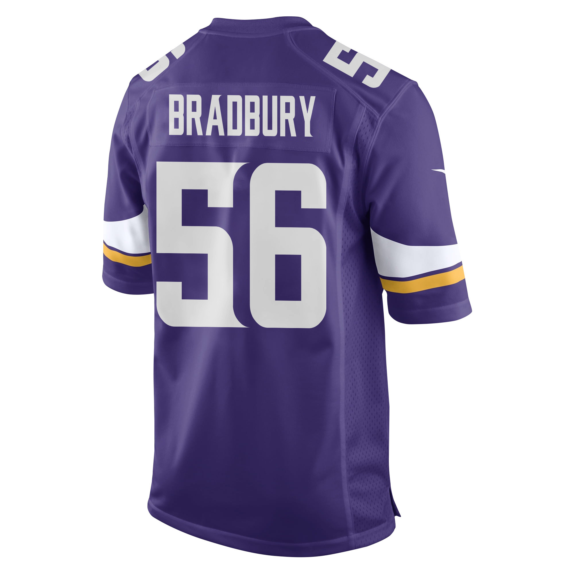 Garrett Bradbury 56 Minnesota Vikings Super Bowl LIX New Orleans Patch Game Men Jersey - Purple JS8741 nicesnker - Image 2