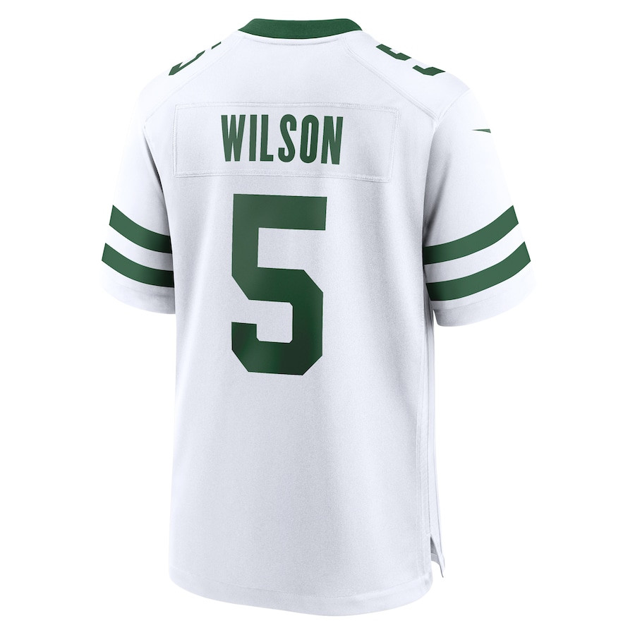 Garrett Wilson 5 New York Jets Alternate Game Men Jersey - White JS7856 nicesnker - Image 3