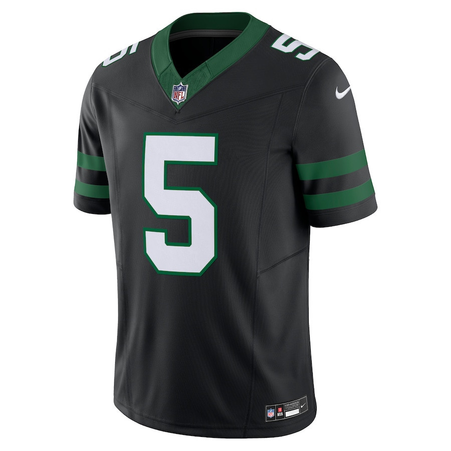 Garrett Wilson 5 New York Jets Alternate Vapor F.U.S.E. Limited Jersey - Legacy Black JS9819 nicesnker - Image 2