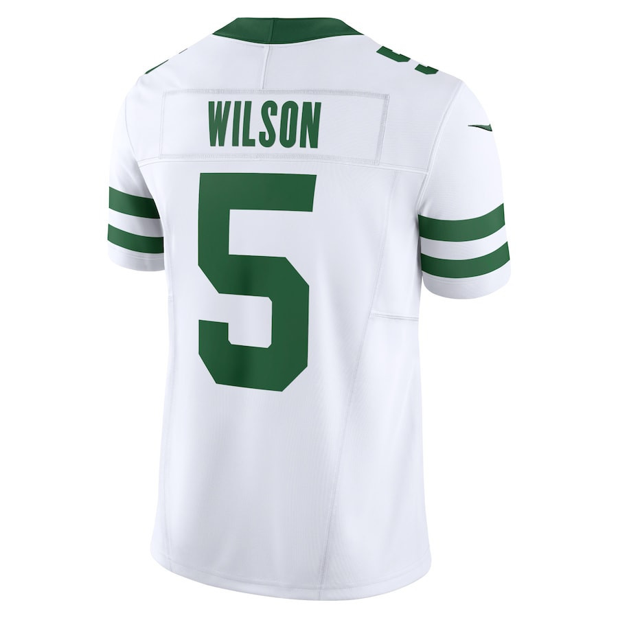 Garrett Wilson 5 New York Jets Alternate Vapor F.U.S.E. Limited Jersey - Men, Legacy White JS4684 nicesnker - Image 3