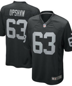 Gene Upshaw 63 Las Vegas Raiders Team Game Men Jersey - Black JS7833 nicesnker