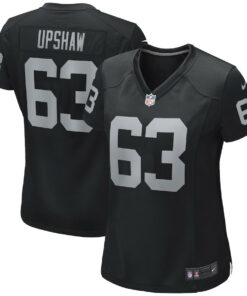 Gene Upshaw 63 Las Vegas Raiders Women's Team Game Jersey - Black JS6162 nicesnker