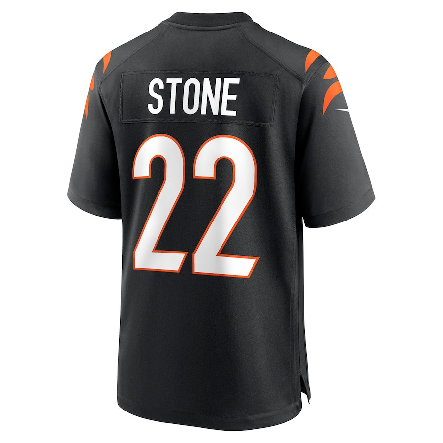 Geno Stone 22 Cincinnati Bengals Game Men Jersey - Black JS5943 nicesnker - Image 3