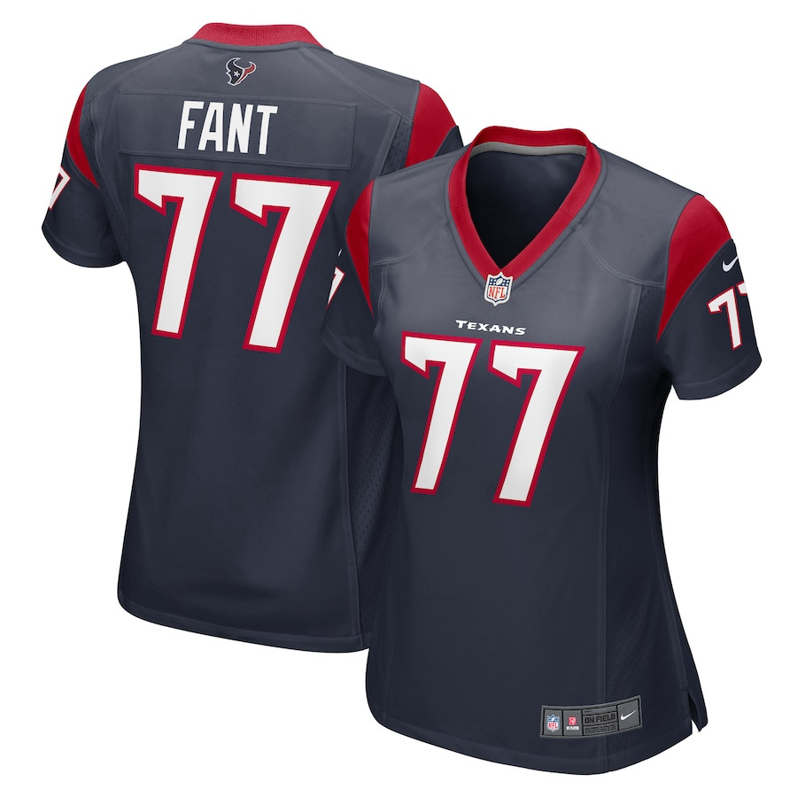 George Fant 77 Houston Texans Women Game Jersey - Navy JS8054 nicesnker