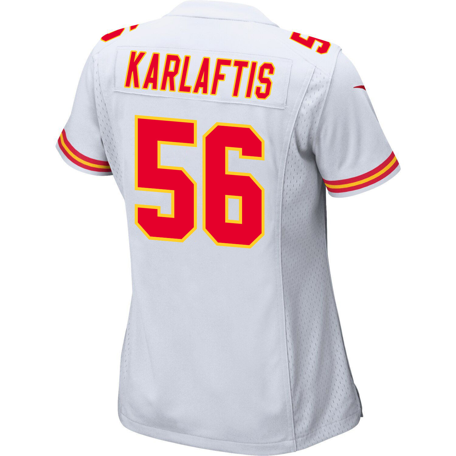 George Karlaftis 56 Kansas City Chiefs Super Bowl LVIII Champions 4X Game Women Jersey - White JS4441 nicesnker - Image 3