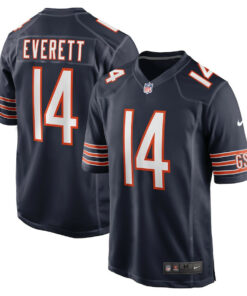 Gerald Everett 14 Chicago Bears Game Men Jersey - Navy JS4718 nicesnker