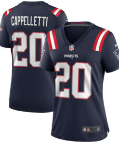 Gino Cappelletti 20 New England Patriots Women Game Retired Jersey - Navy JS4108 nicesnker