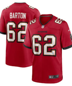 Graham Barton 62 Tampa Bay Buccaneers Game Men Jersey - Red JS2271 nicesnker