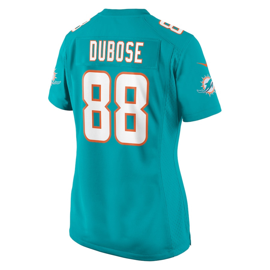 Grant DuBose 88 Miami Dolphins Women's Game Jersey - Aqua JS5774 nicesnker - Image 3