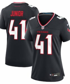 Gregory Junior 41 Houston Texans Women's Team Game Jersey - Navy JS9967 nicesnker