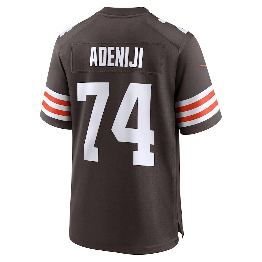 Hakeem Adeniji 74 Cleveland Browns Game Men Jersey - Brown JS2945 nicesnker - Image 3