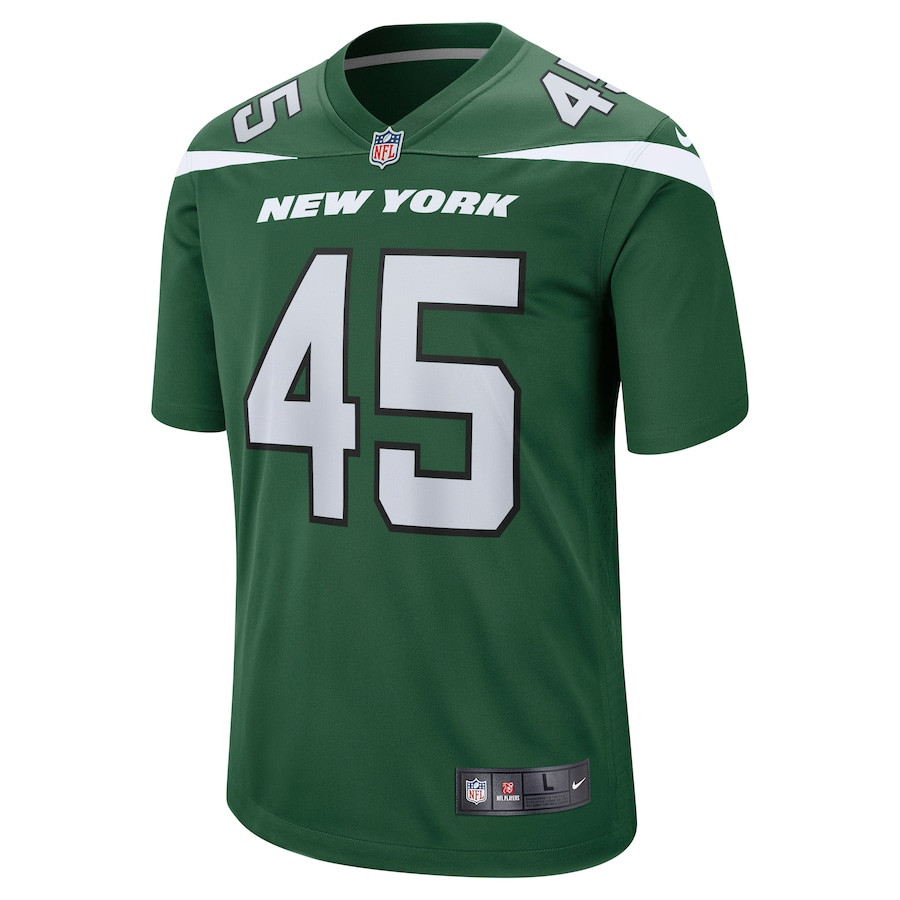 Hamsah Nasirildeen 45 New York Jets Men Game Jersey - Gotham Green JS7826 nicesnker - Image 2
