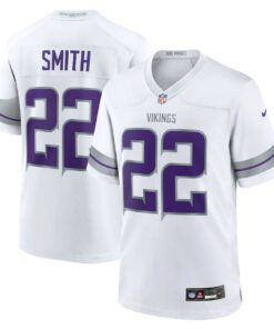 Harrison Smith 22 Minnesota Vikings Alternate Game Men Jersey - White JS1440 nicesnker