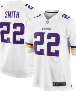 Harrison Smith 22 Minnesota Vikings YOUTH Game Jersey - White JS1340 nicesnker