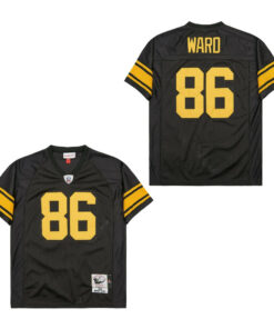Hines Ward 86 Pittsburgh Steelers Retro Throwback Men Jersey - Black JS1601 nicesnker