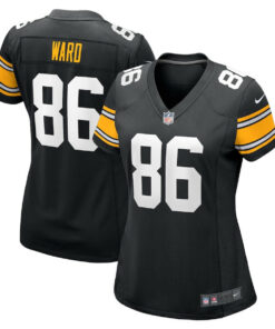 Hines Ward 86 Pittsburgh Steelers Women Retired Jersey - Black JS4020 nicesnker