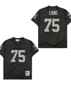 Howie Long 75 Las Vegas Raiders Throwback Men Jersey - Black JS7843 nicesnker