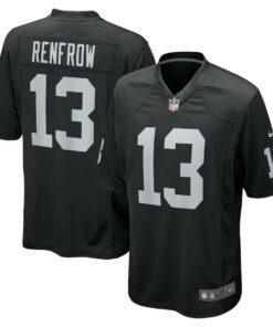 Hunter Renfrow 13 Las Vegas Raiders Men Game Jersey - Black JS5366 nicesnker