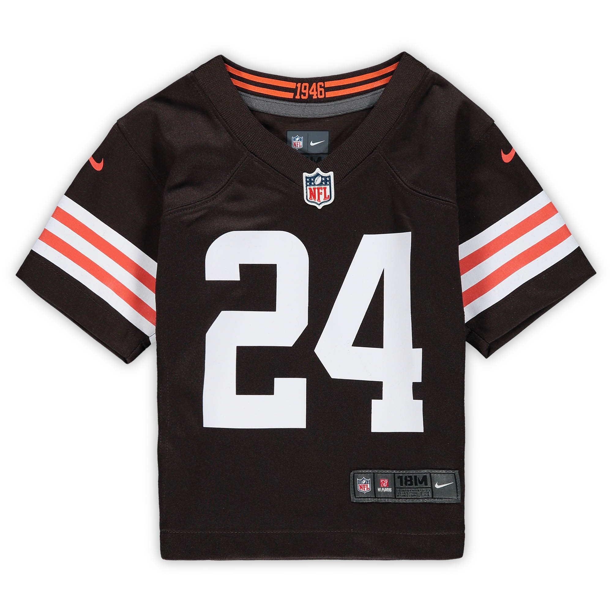 Infant Cleveland Browns Nick Chubb Brown Game Jersey JS5215 nicesnker - Image 2