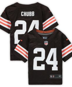 Infant Cleveland Browns Nick Chubb Brown Game Jersey JS5215 nicesnker