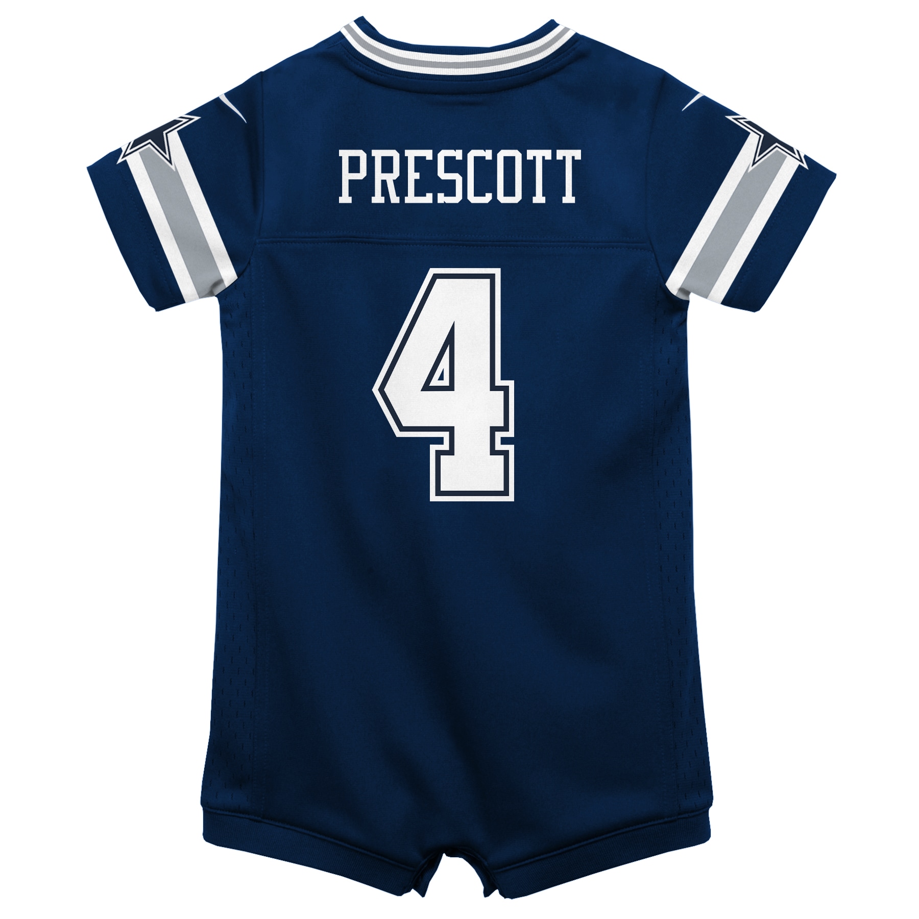 Infant Dallas Cowboys Dak Prescott Navy Game Jersey Romper JS6102 nicesnker - Image 3