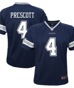 Infant Dallas Cowboys Dak Prescott Navy Player Game Jersey JS9443 nicesnker