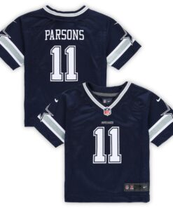 Infant Dallas Cowboys Micah Parsons Navy Game Jersey JS3450 nicesnker