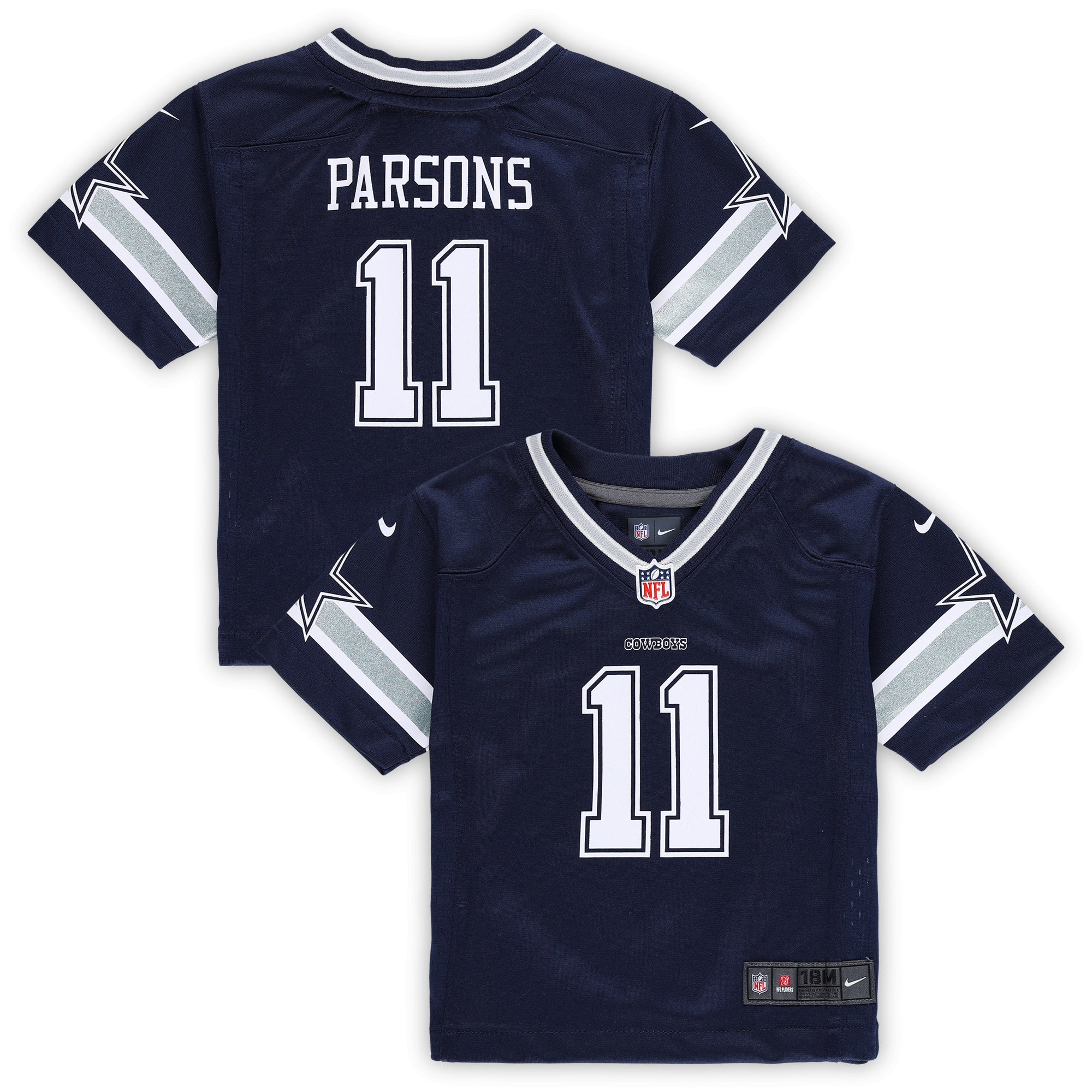 Infant Dallas Cowboys Micah Parsons Navy Game Jersey JS3450 nicesnker