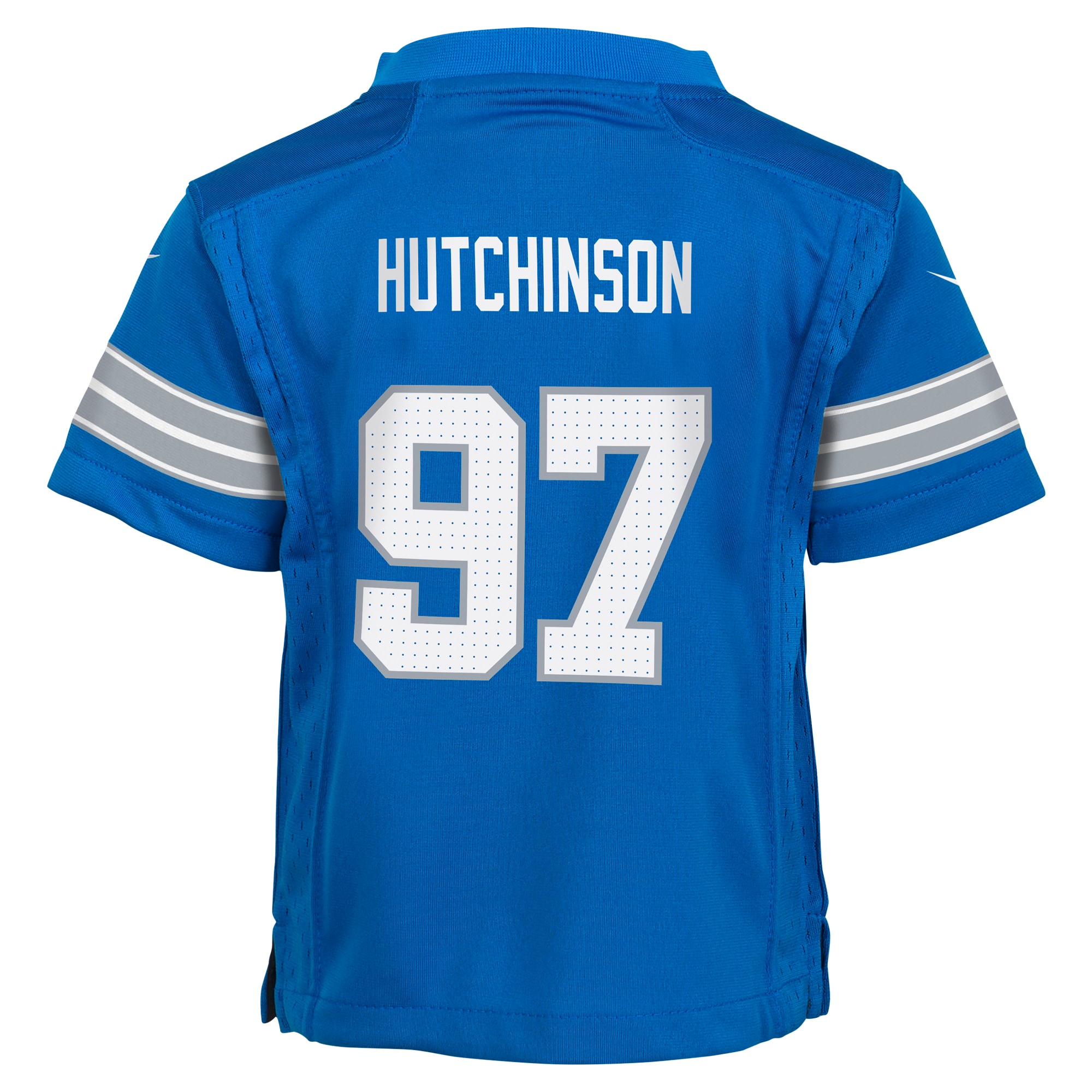Infant Detroit Lions Aidan Hutchinson Blue Team Player Game Jersey JS4699 nicesnker - Image 3